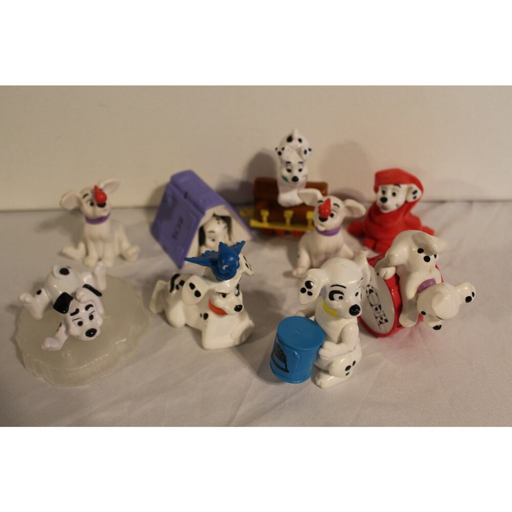 McDonald's Dalmatians Toy Lot Vintage Dalmatians Toys